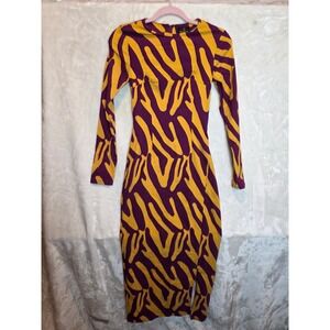 D'Iyanu‎ Chidima African stretch midi dress XS